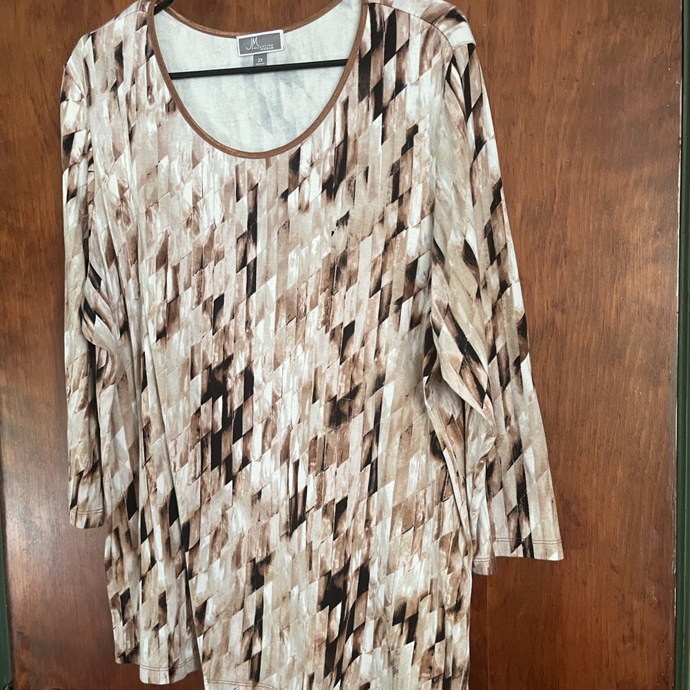Ladies JM Collection top, size 2x.